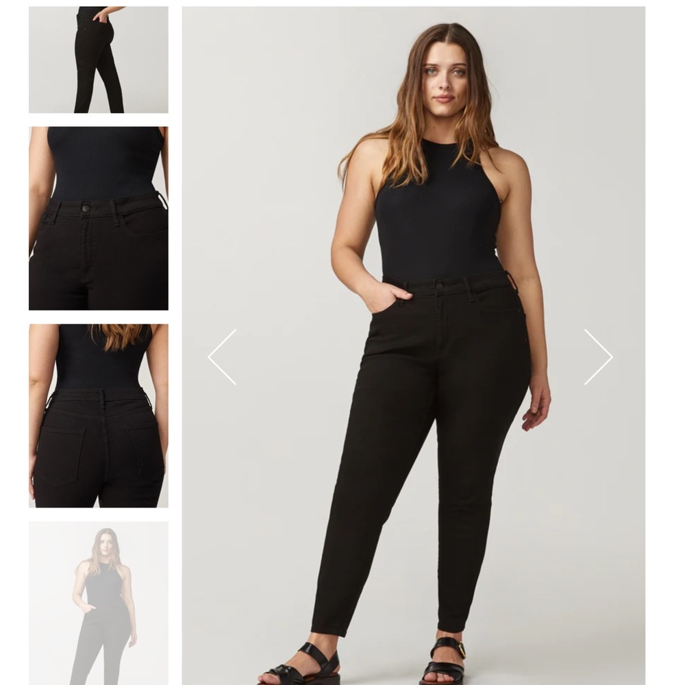 Warp+Weft JFK Skinny Jean Plus Jet Black
